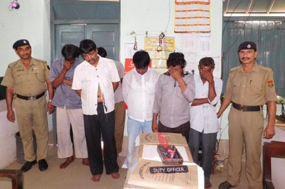 Police detains 8 gamblers from Agartala, cash seized